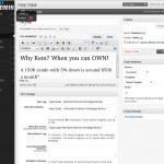 WAW Content Management System Edit Screen